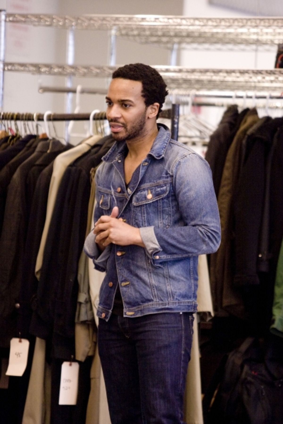 Andre Holland in rehearsal for the Shakespeare in the Park production of All's Well That Ends Well, directed by Daniel Sullivan, running in repertory at the Delacorte Theater June 6 - July 30.  Photo credit: Nella Vera. at 