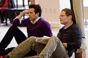 Lorenzo Pisoni and Michael Hayden in rehearsal for the Shakespeare in the Park production of All's Well That Ends Well, directed by Daniel Sullivan, running in repertory at the Delacorte Theater June 6 - July 30. Photo credit: Nella Vera. @ BroadwayWorld Lorenzo Pisoni and Michael Hayden in rehearsal for the Shakespeare in the Park produc Photo