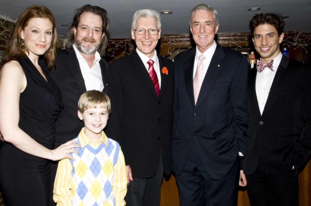 Jessica Phillips, C.David Graham, Tony Sheldon, Luke Mannikus, Nick Adams & Australian Consul General Phillip Scanlan at 