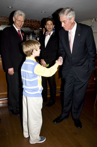 Luke Mannikus & Australian Consul General Phillip Scanlan Photo