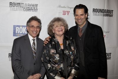 Chip Zien, Joyce Van Patten and Christopher Innvar Photo