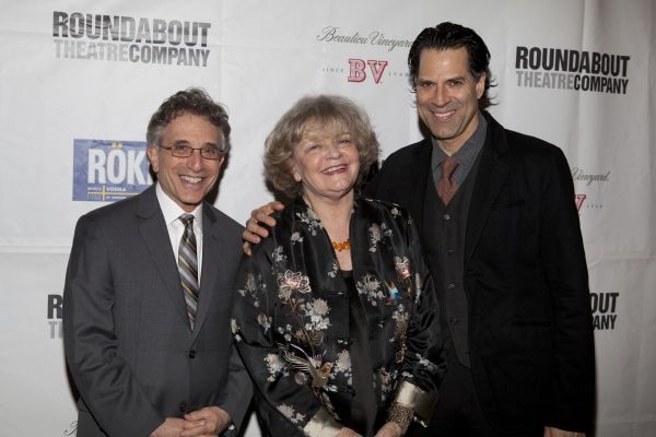 Chip Zien, Joyce Van Patten and Christopher Innvar Photo