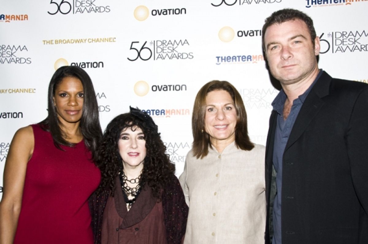 Audra McDonald, Barbara Siegel, Isa Goldberg & Liev Schreiber at 