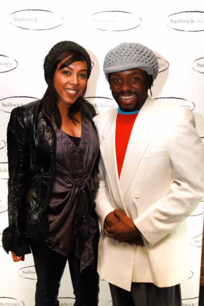  de'Adre Aziza + cast member Aaron Holland Photo