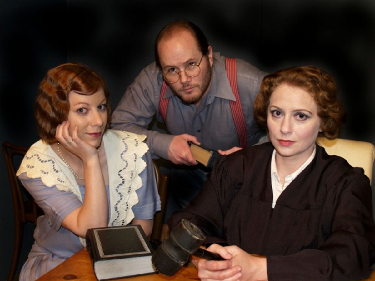 (L-R) Alexandra St. Aubin, Matt Ellison, Brandy McGreer at 