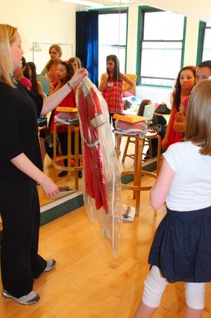 Kristi Coombs and her original Annie costume @ BroadwayWorld Kristi Coombs and her original Annie costume Photo