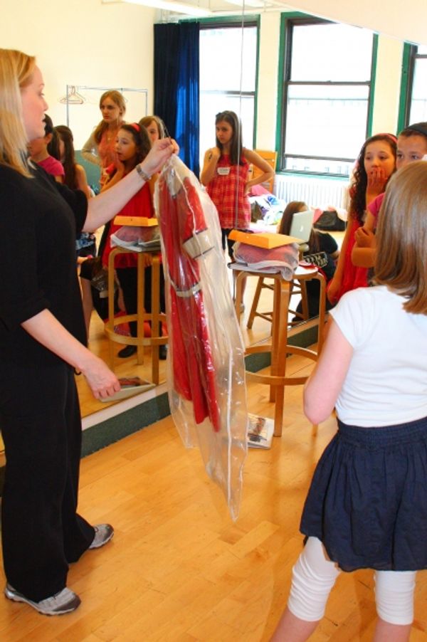 Kristi Coombs and her original Annie costume Photo