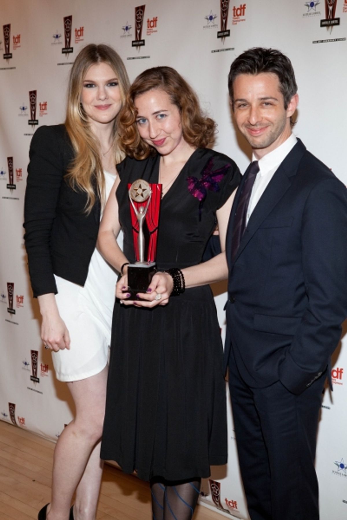 Lily Rabe, Kristen Schall and Jeremy Strong at 