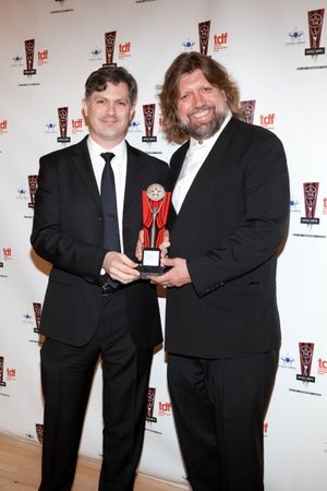 John Collins and Oskar Eustis @ BroadwayWorld John Collins and Oskar Eustis Photo