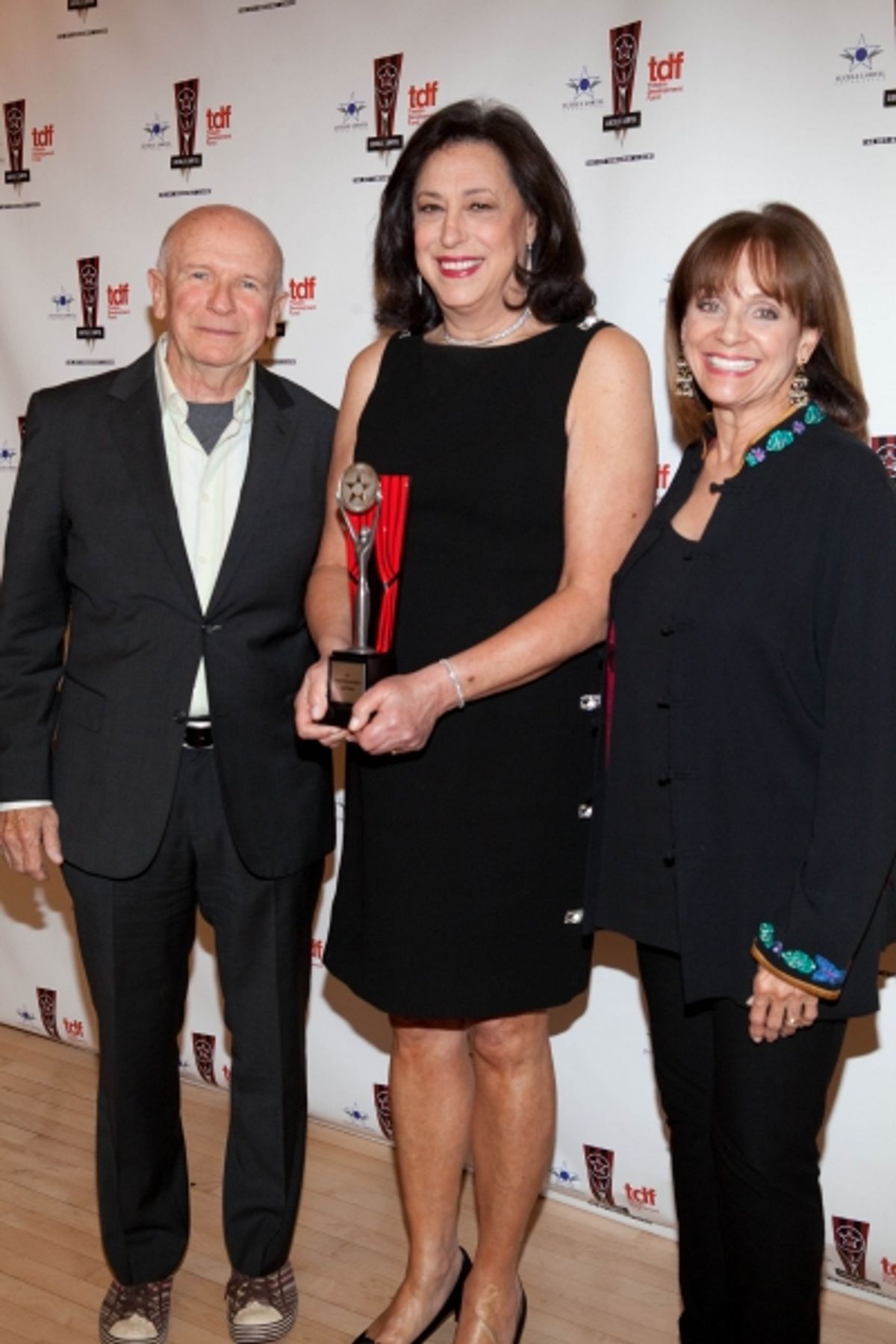 Terrence McNally, Lynn Meadow and Valerie Harper at 