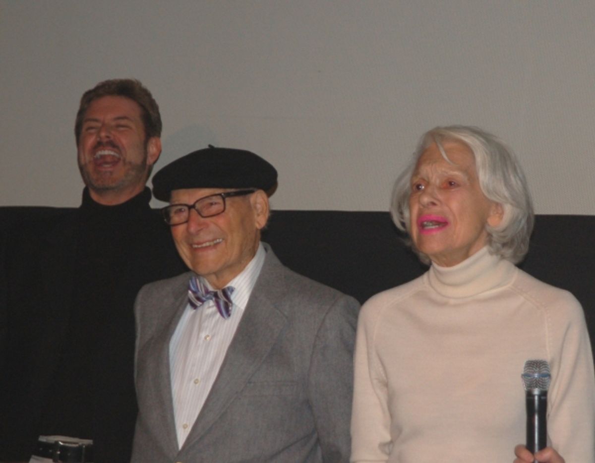 Harry Kullijian, Harlan Boll, Carol Channing at 