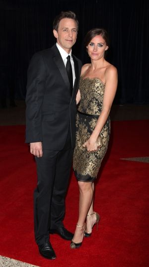 Seth Meyers & Alexi Ashe attending the White House Correspondents' Association (WHCA) Photo