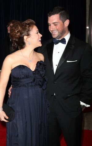Alyssa Milano and David Bugliari attending the White House Correspondents' Association (WHCA) dinner at the Washington Hilton Hotel in Washington, D.C.. © Walter McBride / WM Photography / Retna Ltd. @ BroadwayWorld Alyssa Milano and David Bugliari attending the White House Correspondents' Associatio Photo