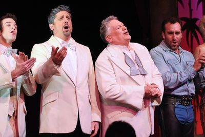 Christopher Sieber and Harvey Fierstein Photo