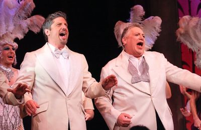 Christopher Sieber and Harvey Fierstein Photo