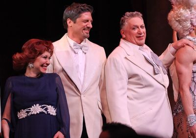 Christopher Sieber and Harvey Fierstein Photo
