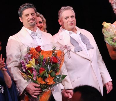 Christopher Sieber and Harvey Fierstein Photo