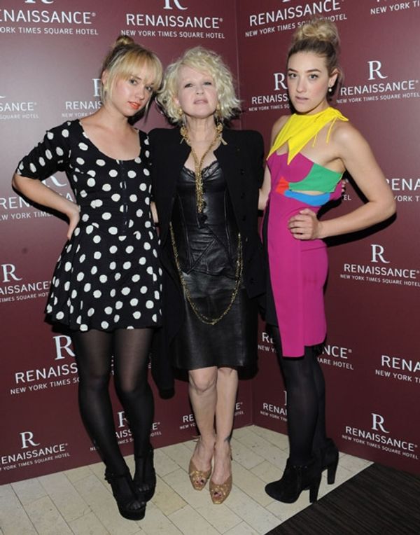  Cyndi Lauper,  Mia Moretti & Caitlin Moe
 Photo