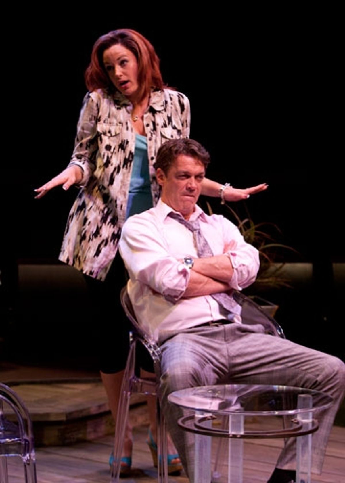 Dana Green as Tamsin and Ray Chambers as Jack at 