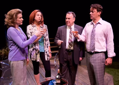 Henny Russell as Kathryn, Dana Green as Tamsin, Ray Chambers as Jack and Colin McPhil Photo