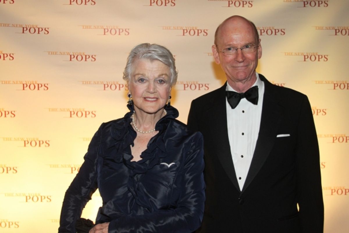 Angela Lansbury and Robert Callely at 