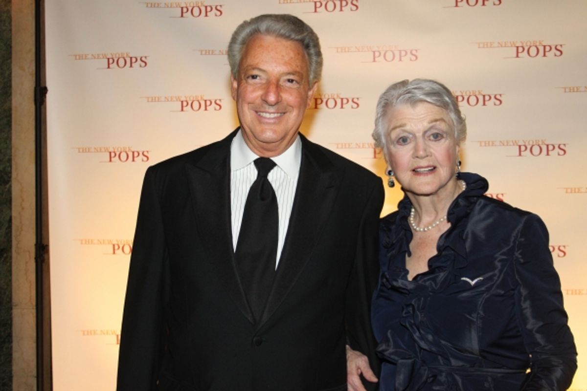 Michael Roth and Angela Lansbury at 