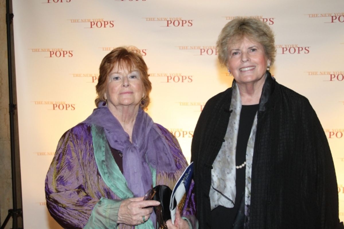 Nancy Malone and Linda Hope at 