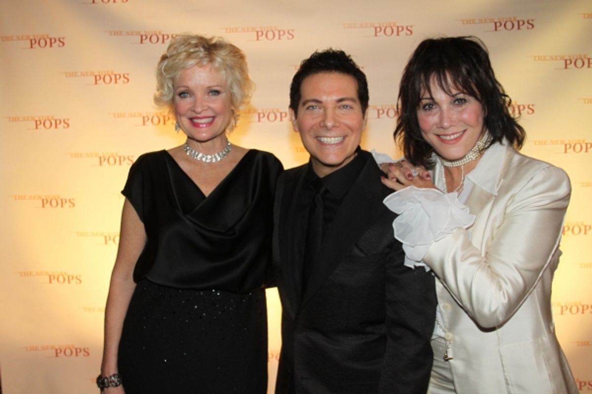 Christine Ebersole, Michael Feinstein and Michele Lee at 