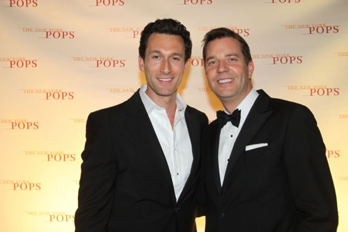 Aaron Lazar and Steven Reineke at 