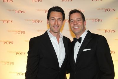 Aaron Lazar and Steven Reineke Photo