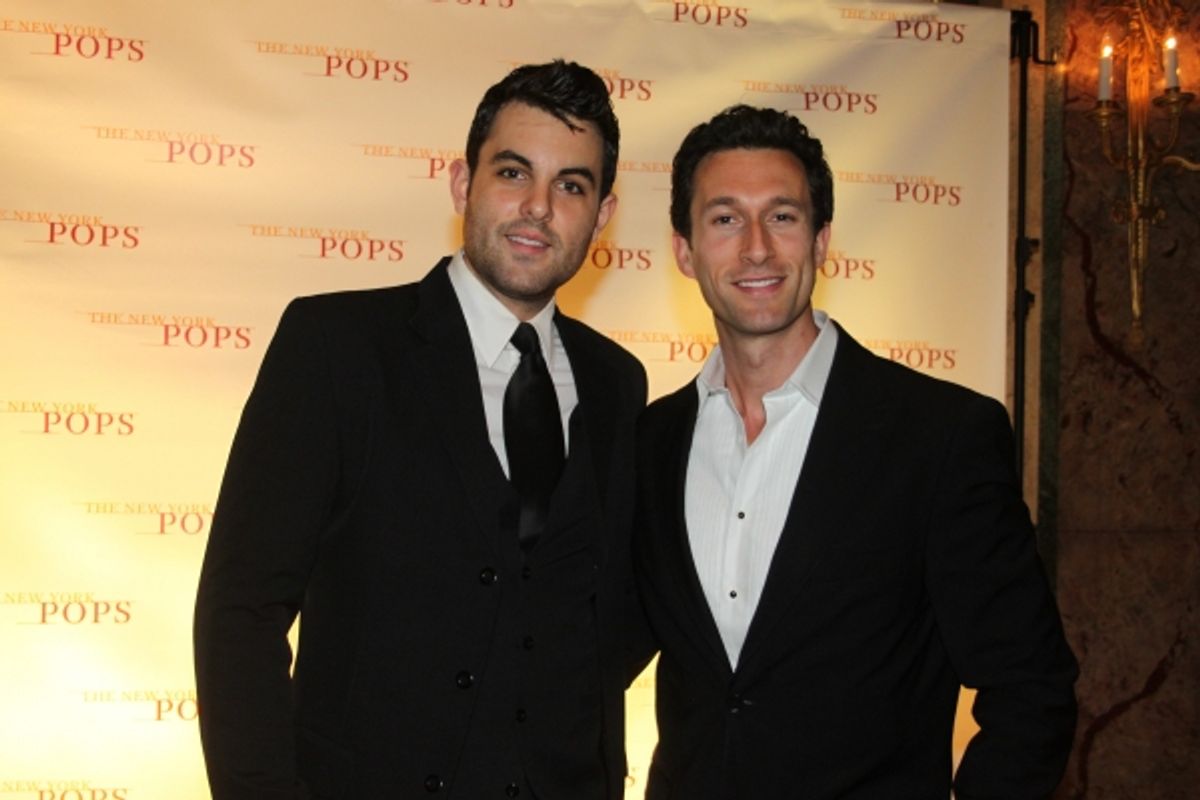 Zak Resnick and Aaron Lazar at 