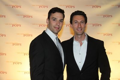 Ryan Silverman and Aaron Lazar Photo