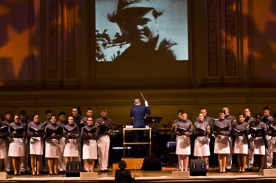 Steven Reineke & West Point Glee Club Photo
