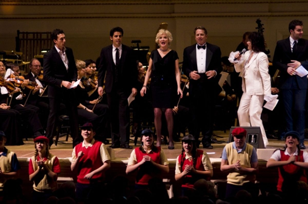 Aaron Lazar, Tony DeSare, Christine Ebersole, Tom Wopat, Michele Lee & Zak Resnick at 