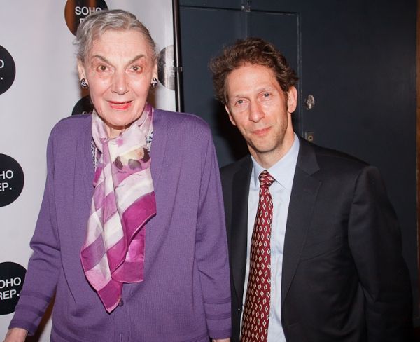 Marian Seldes and Tim Blake Nelson Photo