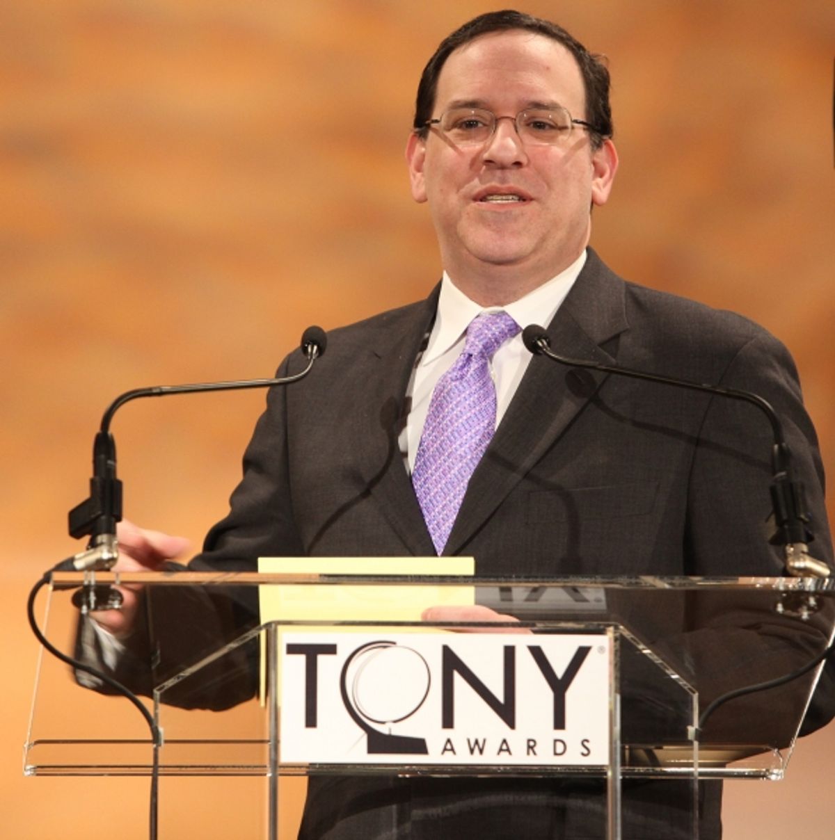 Howard Sherman attending the 2011 Tony Award Nomination Announcements at Lincoln Center in New York City at 