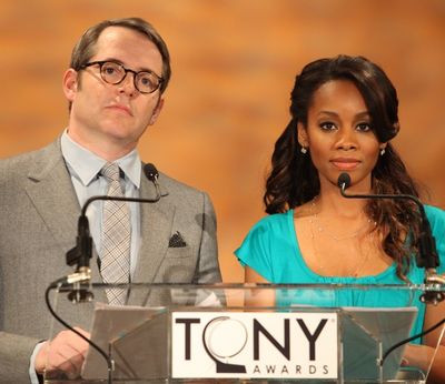 Matthew Broderick & Anika Noni Rose attending the 2011 Tony Award Nomination Announce Photo