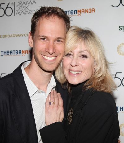 David Korins & Judith Light attending the 56th Annual Drama Desk Award Nominees Recep Photo
