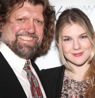 Oskur Eustis & Lily Rabe attending the 56th Annual Drama Desk Award Nominees Receptio Photo