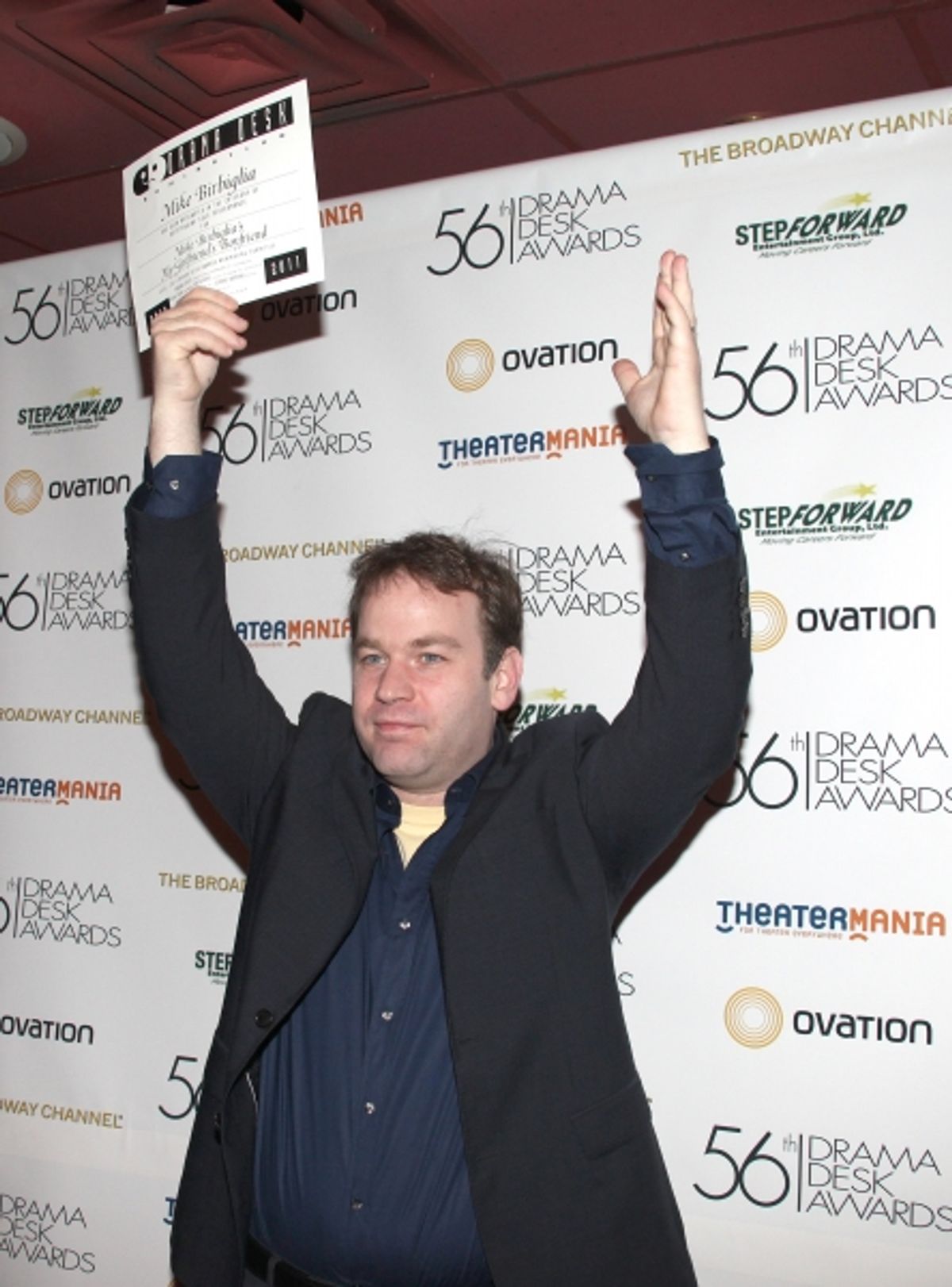 Mike Birbiglia attending the 56th Annual Drama Desk Award Nominees Reception at Bombay Palace in New York City. at 