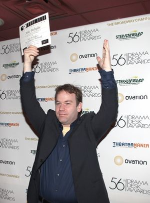 Mike Birbiglia attending the 56th Annual Drama Desk Award Nominees Reception at Bombay Palace in New York City. @ BroadwayWorld Mike Birbiglia attending the 56th Annual Drama Desk Award Nominees Reception at Bomba Photo