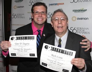 Tom D'Angora & Rick Crom attending the 56th Annual Drama Desk Award Nominees Reception at Bombay Palace in New York City. @ BroadwayWorld Tom D'Angora & Rick Crom attending the 56th Annual Drama Desk Award Nominees Receptio Photo