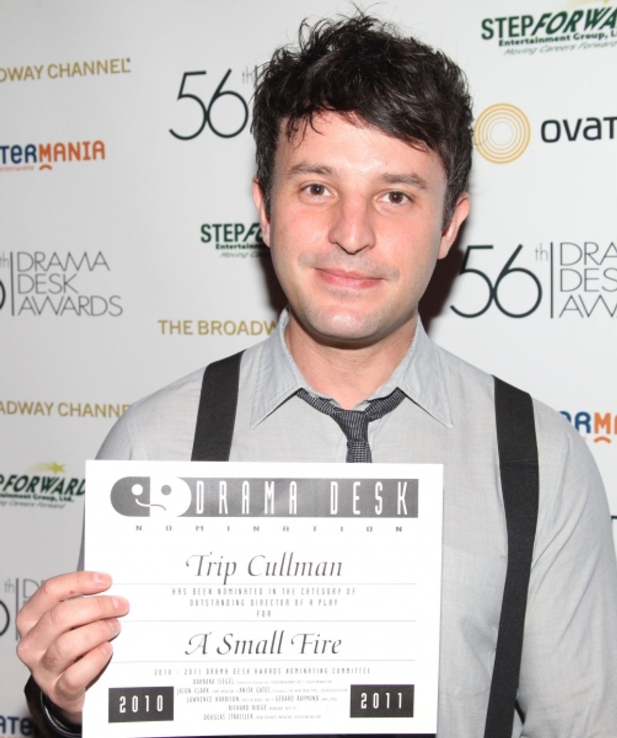 Trip Cullman attending the 56th Annual Drama Desk Award Nominees Reception at Bombay Palace in New York City. at 