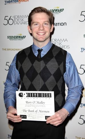 Rory O'Malley attending the 56th Annual Drama Desk Award Nominees Reception at Bombay Palace in New York City. @ BroadwayWorld Rory O'Malley attending the 56th Annual Drama Desk Award Nominees Reception at Bombay Photo