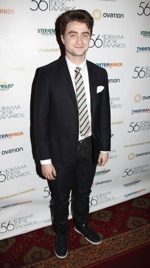 Daniel Radcliffe attending the 56th Annual Drama Desk Award Nominees Reception at Bom Photo