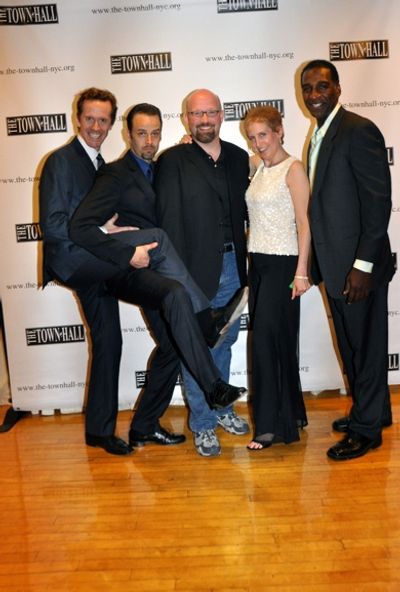 Jeffry Denman, Noah Racey, Scott Coulter, Liz Callaway and Norm Lewis Photo
