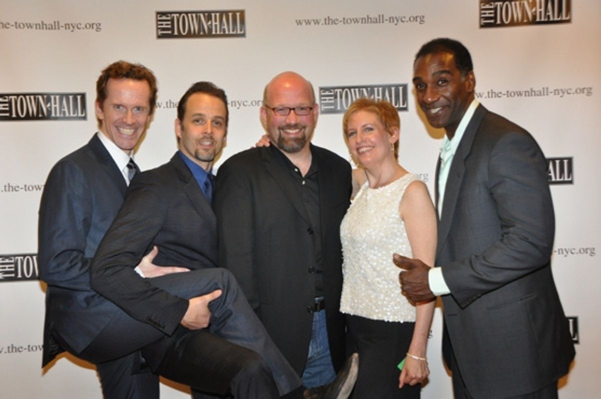 Jeffry Denman, Noah Racey, Scott Coulter, Liz Callaway and Norm Lewis at 