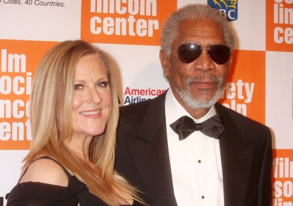 Lori McCreary and Morgan Freeman Photo