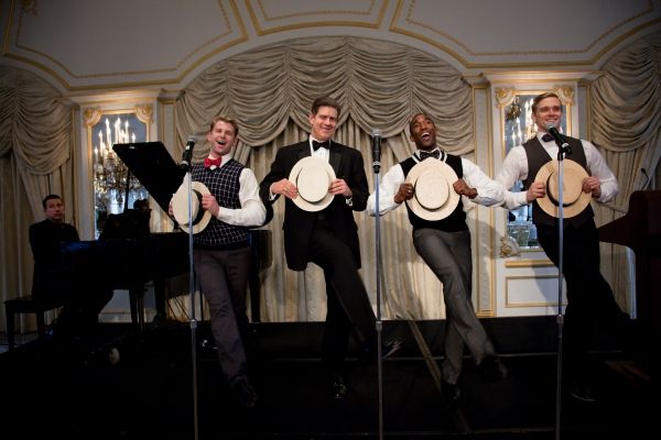 Ward Billeisen, James Turley, Anthony Wayne, Adam Perry, Phil Reno at piano by Lyn Hu Photo