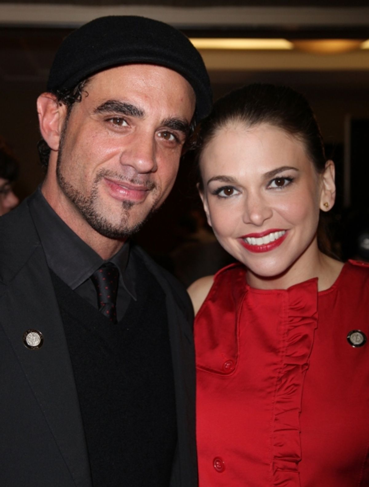 Bobby Cannavale, Sutton Foster attending the 65th Annual Tony Awards Meet The Nominees Press Reception at the Millennium Hotel in New York City. at 